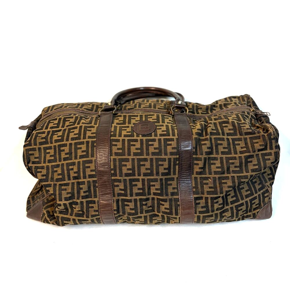 Vintage Fendi Zucca Duffel Weekender bag